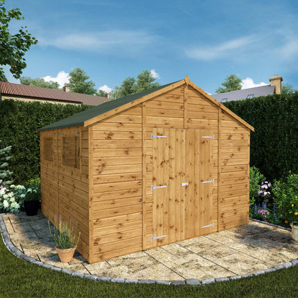 Mercia Wooden Shed Mercia 10x10ft Premium Shiplap Apex Workshop