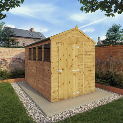 Mercia Wooden Shed Mercia 10x6 Modular Shiplap Apex Wooden Shed