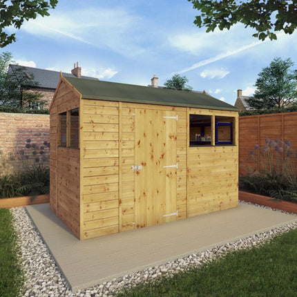 Mercia Wooden Shed Mercia 10x6 Modular Shiplap Apex Wooden Shed