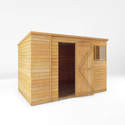 Mercia Wooden Shed Mercia 10x6 Overlap Pent Shed