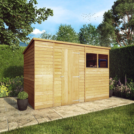 Mercia Wooden Shed Mercia 10x6 Overlap Pent Shed