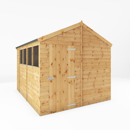 Mercia Wooden Shed Mercia 10x8 Modular Shiplap Apex Wooden Shed