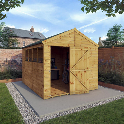 Mercia Wooden Shed Mercia 10x8 Modular Shiplap Apex Wooden Shed