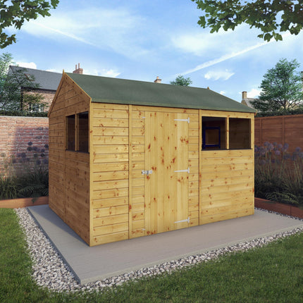 Mercia Wooden Shed Mercia 10x8 Modular Shiplap Apex Wooden Shed