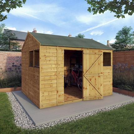 Mercia Wooden Shed Mercia 10x8 Modular Shiplap Apex Wooden Shed