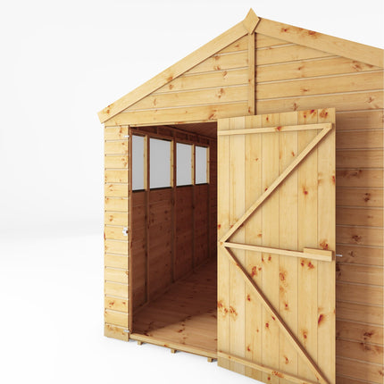 Mercia Wooden Shed Mercia 10x8 Modular Shiplap Apex Wooden Shed