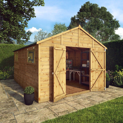 Mercia Wooden Shed Mercia 14x10 Premium Shiplap Apex Workshop