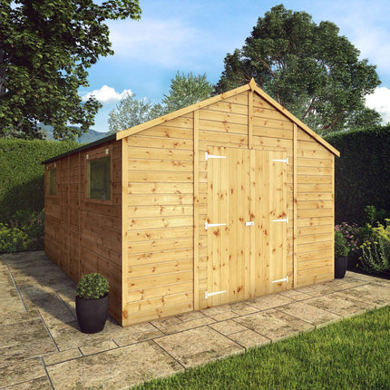 Mercia Wooden Shed Mercia 14x10 Premium Shiplap Apex Workshop