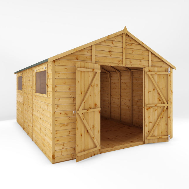 Mercia Wooden Shed Mercia 14x10 Premium Shiplap Apex Workshop