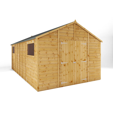 Mercia Wooden Shed Mercia 18 x 10 Premium Shiplap Apex Workshop