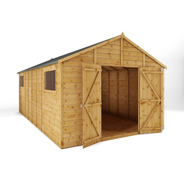 Mercia Wooden Shed Mercia 18 x 10 Premium Shiplap Apex Workshop