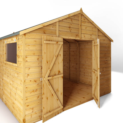 Mercia Wooden Shed Mercia 18 x 10 Premium Shiplap Apex Workshop