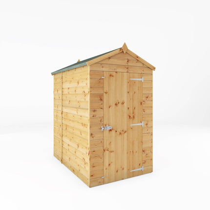 Mercia Wooden Shed Mercia 6x4 Modular Shiplap Apex Windowless Wooden Shed