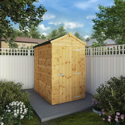 Mercia Wooden Shed Mercia 6x4 Modular Shiplap Apex Windowless Wooden Shed