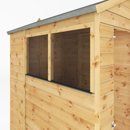 Mercia Wooden Shed Mercia 6x4 Modular Shiplap Apex Wooden Shed