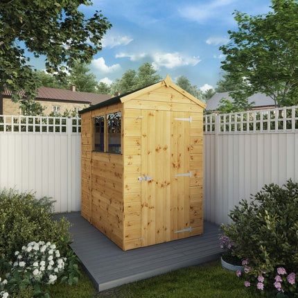 Mercia Wooden Shed Mercia 6x4 Modular Shiplap Apex Wooden Shed