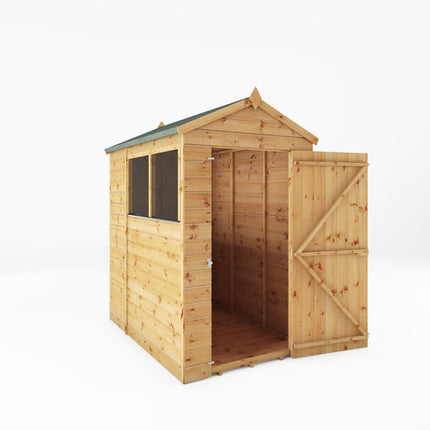 Mercia Wooden Shed Mercia 6x4 Modular Shiplap Apex Wooden Shed