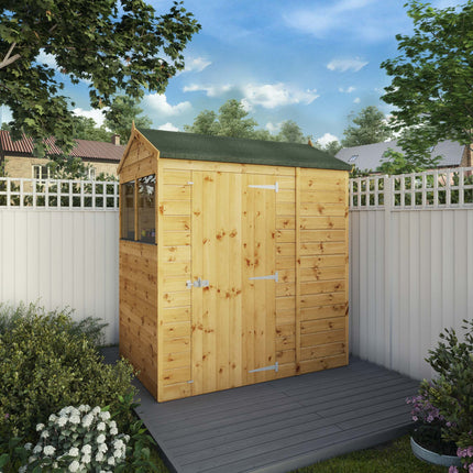 Mercia Wooden Shed Mercia 6x4 Modular Shiplap Apex Wooden Shed