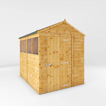 Mercia Wooden Shed Mercia 8x6 Modular Shiplap Apex Shed