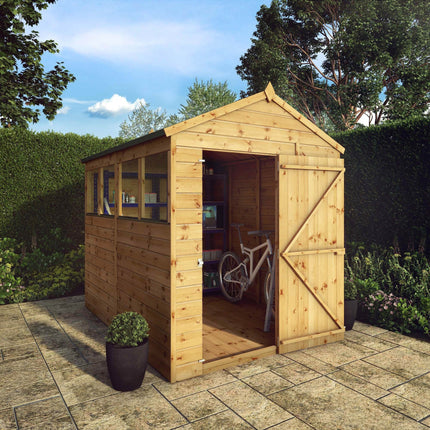 Mercia Wooden Shed Mercia 8x6 Modular Shiplap Apex Shed