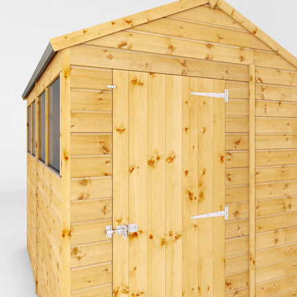 Mercia Wooden Shed Mercia 8x6 Modular Shiplap Apex Shed