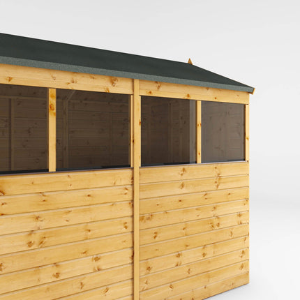 Mercia Wooden Shed Mercia 8x6 Modular Shiplap Apex Shed