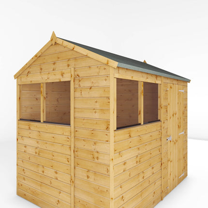 Mercia Wooden Shed Mercia 8x6 Modular Shiplap Apex Shed