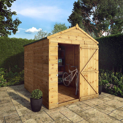 Mercia Wooden Shed Mercia 8x6 Modular Shiplap Apex - Windowless