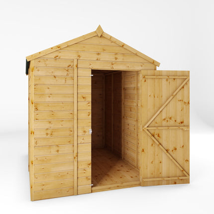 Mercia Wooden Shed Mercia 8x6 Modular Shiplap Apex - Windowless