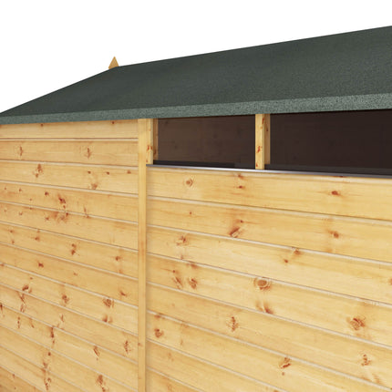 Mercia Wooden Shed Mercia 8x6 Security Shiplap Apex Shed