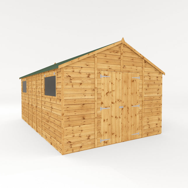 Mercia Wooden Shed Mercia Premium Shiplap Apex Workshop 16 x 10