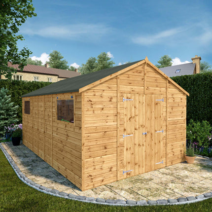 Mercia Wooden Shed Mercia Premium Shiplap Apex Workshop 16 x 10