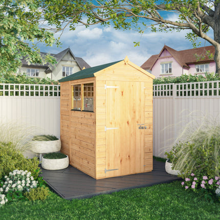 Mercia Wooden Shed Mercia The Woodsman 6x4 Shiplap Apex Wooden Shed SI-100-001-0001 Mercia The Woodsman 6x4 Shiplap Apex Wooden Shed