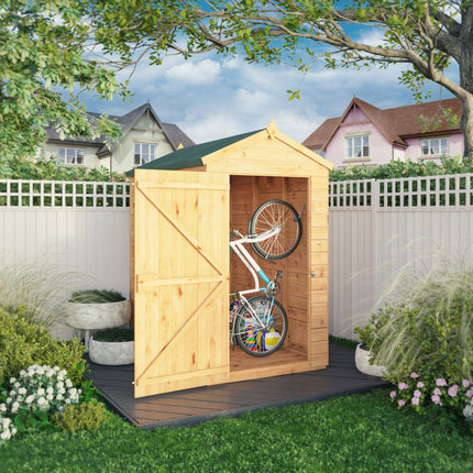 Mercia Wooden Shed Mercia The Woodsman 6x4 Shiplap Apex Wooden Shed SI-100-001-0001 Mercia The Woodsman 6x4 Shiplap Apex Wooden Shed