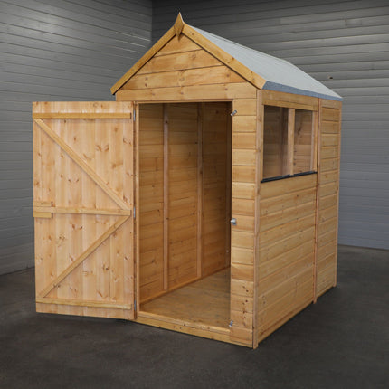 Mercia Wooden Shed Mercia The Woodsman 6x4 Shiplap Apex Wooden Shed SI-100-001-0001 Mercia The Woodsman 6x4 Shiplap Apex Wooden Shed