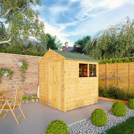 Mercia Wooden Shed Mercia The Woodsman 6x6 Shiplap Apex Wooden Shed SI-100-001-0002 Mercia The Woodsman 6x6 Shiplap Apex Wooden Shed