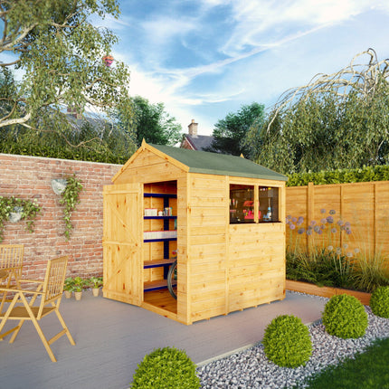 Mercia Wooden Shed Mercia The Woodsman 6x6 Shiplap Apex Wooden Shed SI-100-001-0002 Mercia The Woodsman 6x6 Shiplap Apex Wooden Shed