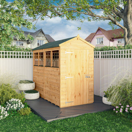 Mercia Wooden Shed Mercia The Woodsman 8x4 Shiplap Apex Wooden Shed SI-100-001-0003 Mercia The Woodsman 8x4 Shiplap Apex Wooden Shed