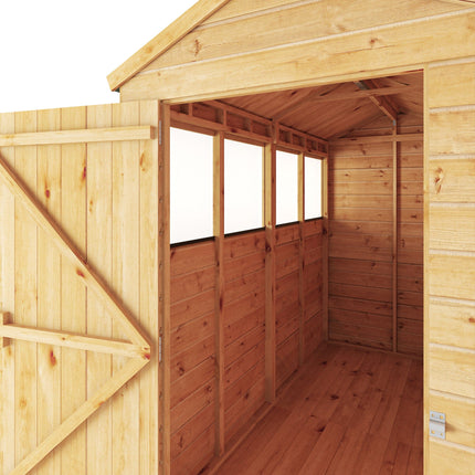 Mercia Wooden Shed Mercia The Woodsman 8x4 Shiplap Apex Wooden Shed SI-100-001-0003 Mercia The Woodsman 8x4 Shiplap Apex Wooden Shed