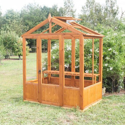 Shire Greenhouse Shire Holkham 4x6 Wooden Greenhouse