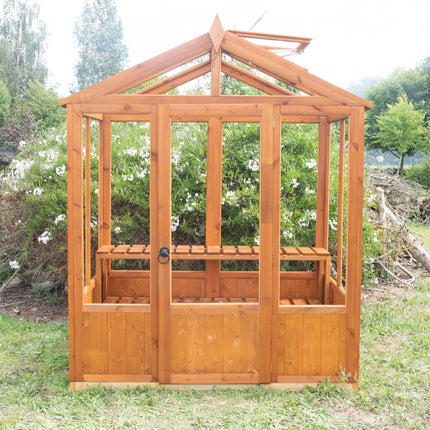 Shire Greenhouse Shire Holkham 4x6 Wooden Greenhouse