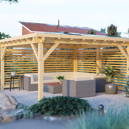 Shire Pergola Shire Uma 4x4m Wooden Pergola