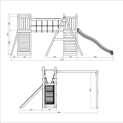 Shire Play Equipment Shire Maxi Fun Playset PCFG08300PK-1AA Shire Maxi Fun Playset 5060370114740