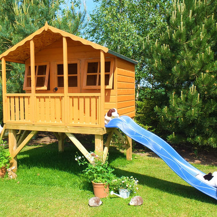 Shire Playhouse Shire 6x4 Stork Playhouse with Platform & Slide