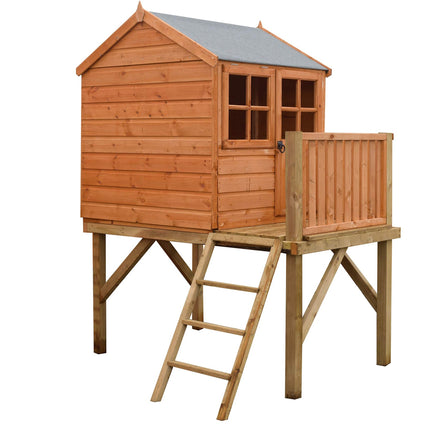 Shire Playhouse Shire Bunny Playhouse 6x4 with Platform & Slide