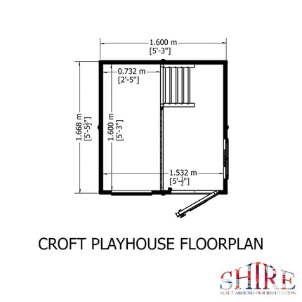 Shire Playhouse Shire Croft Playhouse 5x5