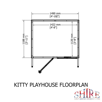 Shire Playhouse Shire Kitty Playhouse 5x4