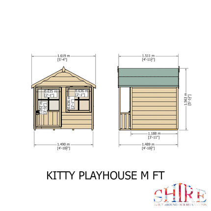 Shire Playhouse Shire Kitty Playhouse 5x4