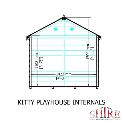 Shire Playhouse Shire Kitty Playhouse 5x4