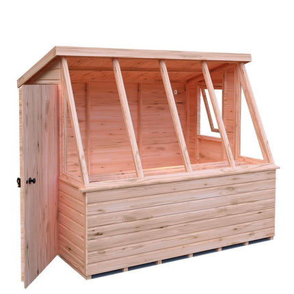 Shire Potting Shed No Installation / Iceni Style A (Right) Shire Iceni 8x6 Potting Shed ICEN0806DSL-1SA 5019804118991